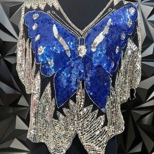 Butterfly 🦋 80s Sequin